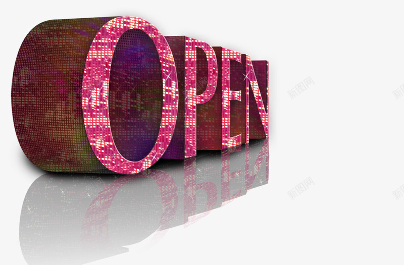 红色open字体png免抠素材_88icon https://88icon.com open 广告设计 开业 开始 开盘 房地产 打开