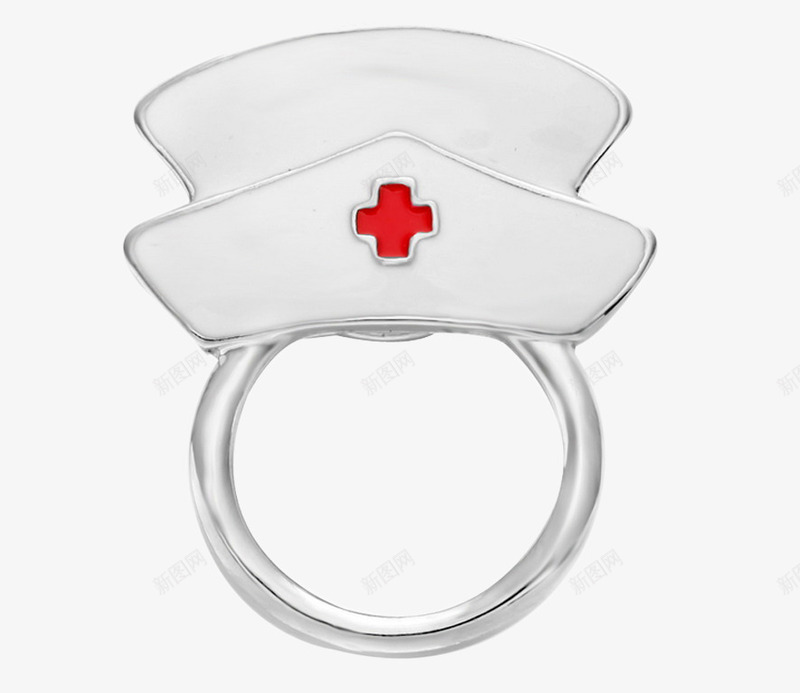 护士帽戒指片png免抠素材_88icon https://88icon.com 创意戒指 护士帽 指圈 红十字 装饰物品