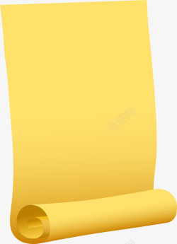 黄色简约标签素材