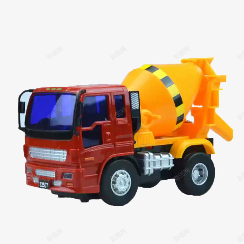 搅拌车模型png免抠素材_88icon https://88icon.com 产品事物 儿童 模型 玩具