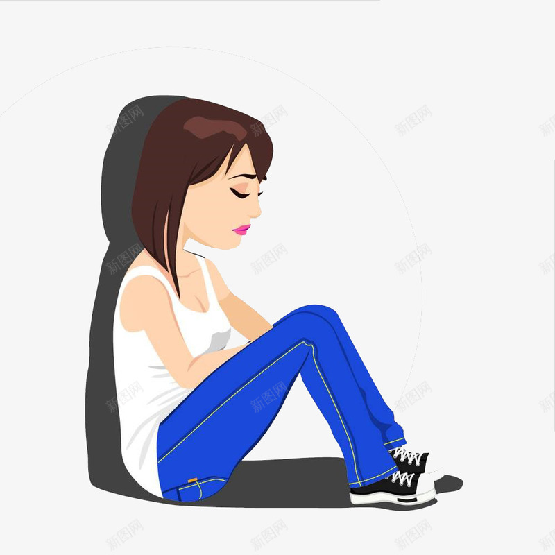 坐在地上休息的女生png免抠素材_88icon https://88icon.com 休息 侧坐 卡通手绘 坐 坐着 女生 女生坐姿 睡觉 调整 靠着