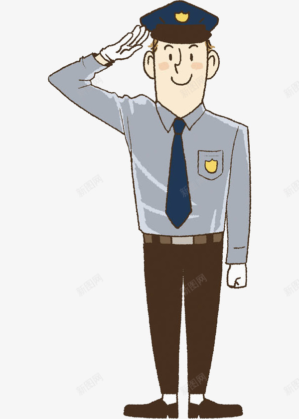 手绘帅气敬礼的警察png免抠素材_88icon https://88icon.com 制服 卡通 帅气的 微笑的 敬礼的 男人 警察