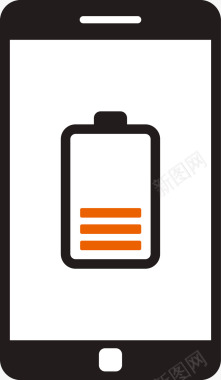 绿色电池手机充电电池标志矢量图图标图标