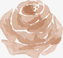美丽的棕色玫瑰花素材