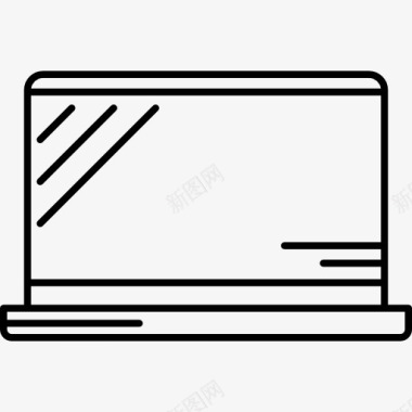苹果银灰色电脑MacPro图标图标