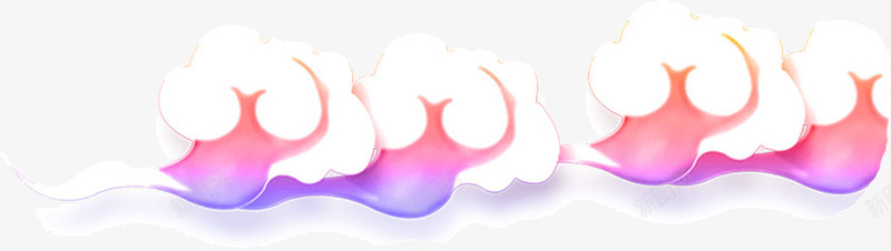 可爱彩色的漂浮的云朵png免抠素材_88icon https://88icon.com 可爱 彩云 彩色云朵 漂浮的云 立体云朵 逼真