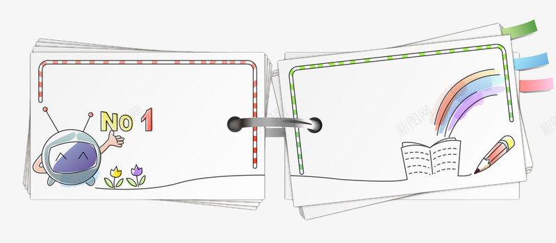 手绘白色便条活页圈png免抠素材_88icon https://88icon.com 便条纸 卡通便条纸 手绘 活页 活页圈 活页夹 白色 纸张 线圈 边框 金属圈