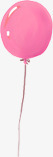 气球漂浮物粉色气球高清图片