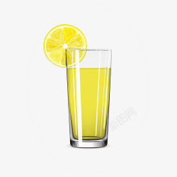 一杯橘子汁素材