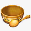 回收仓空碗吃食品勺子空白乌克兰素材