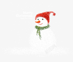 圣诞雪人装饰图素材