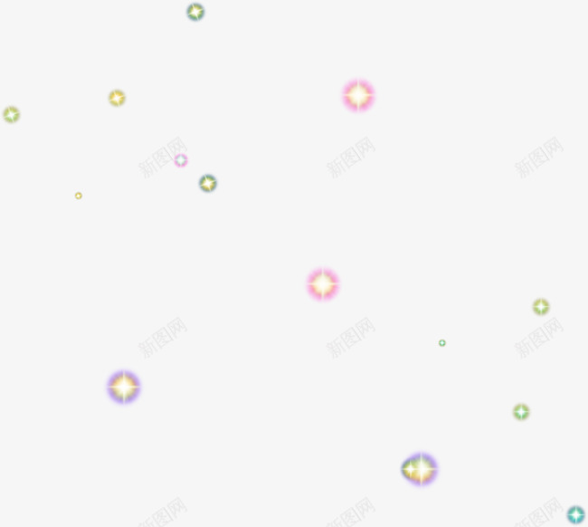 荧光漂浮效果png免抠素材_88icon https://88icon.com 光斑 光点 荧光