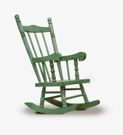 绿色摇椅婴儿创意摇椅高清图片