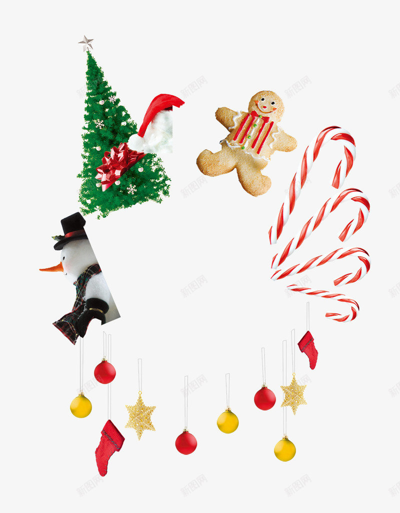 圣诞树雪人饼干袜子png免抠素材_88icon https://88icon.com 圣诞图片 圣诞图片大全 圣诞树 圣诞矢量库 圣诞节图片 圣诞节图片库 圣诞装饰 圣诞装饰素材 袜子 雪人 饼干