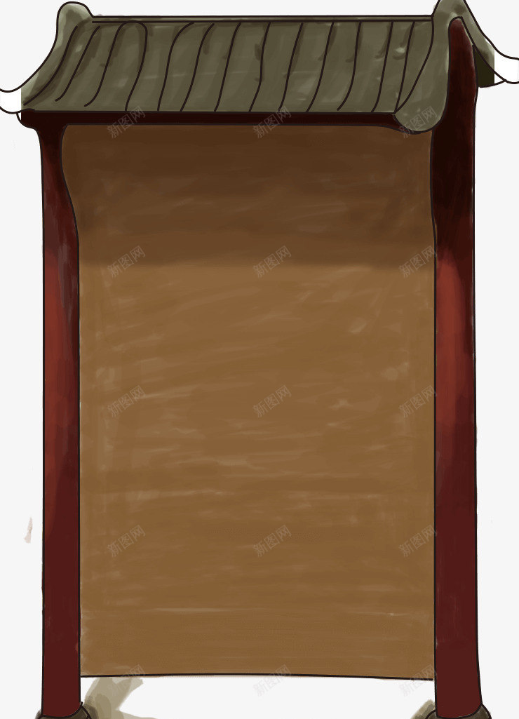 手绘展牌png免抠素材_88icon https://88icon.com 展牌 展示 展示牌 牌子