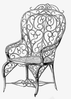 金属椅子素材