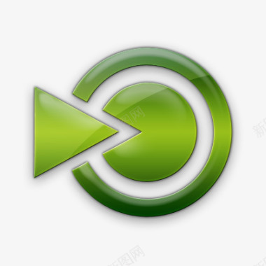标志绿色果冻社交媒体图标图标