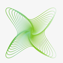 绿色四角网格图案矢量图素材