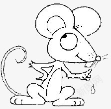 卡通老鼠图标图标