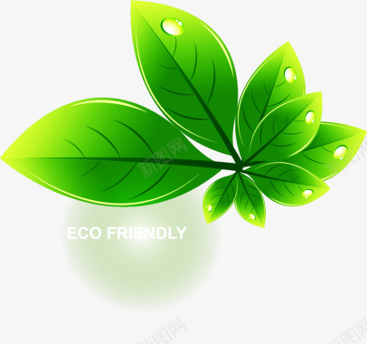 环保标志免扣PNG图绿色环保标签主题图标图标