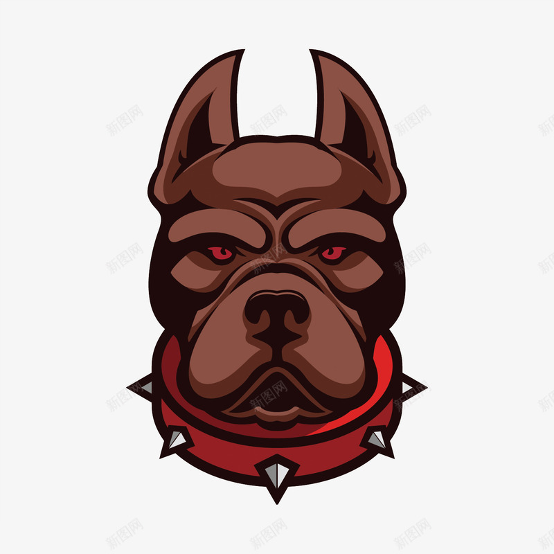 凶狠的狗png免抠素材_88icon https://88icon.com 内有恶犬 卡通 手绘 狗PNG矢量图 狗免扣PNG图 狗矢量