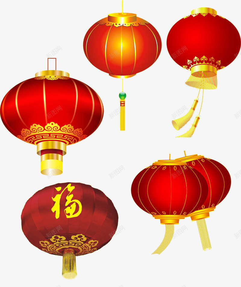 春节灯笼中国风红色灯笼png免抠素材_88icon https://88icon.com 中国风 剪纸 喜庆 春 灯笼 灯笼图片 祝福 红色灯笼 节日