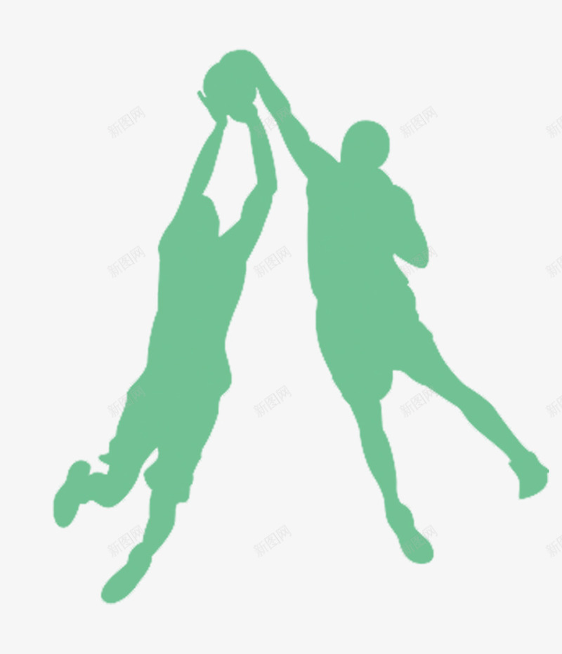 打篮球剪影png免抠素材_88icon https://88icon.com 体育 打篮球 投篮 篮球 运动