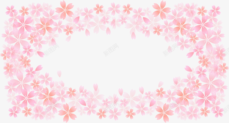 粉色美丽花朵边框png免抠素材_88icon https://88icon.com 新春桃花 粉色花朵 美丽花朵 美图边框 花瓣 边框纹理 鲜花