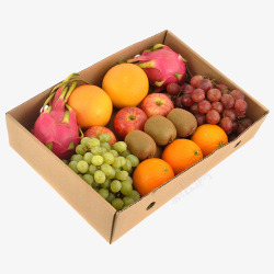 水果盒子盒子里的水果高清图片