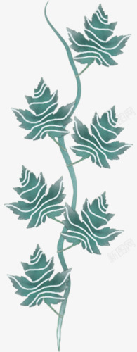 漂浮的枫叶素材