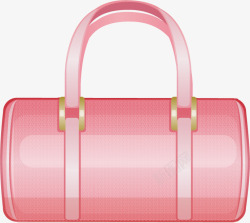 粉色女士手提包素材