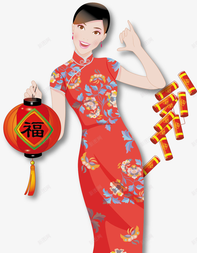 旗袍美女png免抠素材_88icon https://88icon.com 喜庆 女生 手绘旗袍女图片 旗袍女 旗袍展示 旗袍模特 旗袍美女 旗袍设计 春节元素 灯笼 穿旗袍女模特 鞭炮