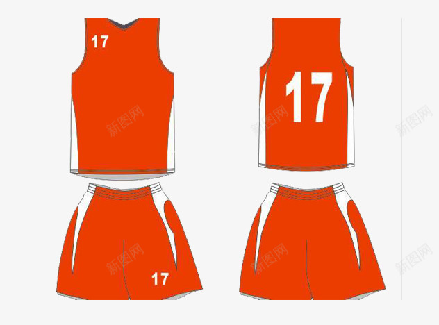 篮球队服图案png免抠素材_88icon https://88icon.com 17号 球队 短袖 短裤 篮球 篮球服
