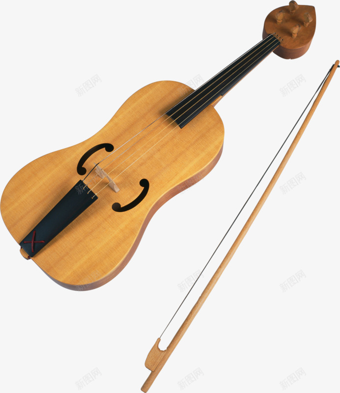 木质小提琴png免抠素材_88icon https://88icon.com 乐器 小提琴 木质 音乐