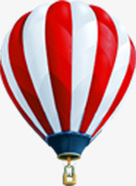热气球漂浮物红色热气球高清图片