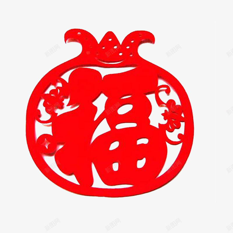 福字春节剪纸贴纸png免抠素材_88icon https://88icon.com 中国年 传统工艺 传统节日 喜庆 春节 窗花设计 贴纸设计