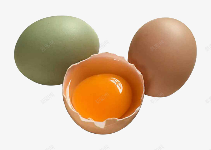 青壳和打开了的鸡蛋png免抠素材_88icon https://88icon.com 橘色 美食 蛋壳 蛋类 青色 鸡蛋 黄色
