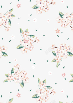 梦幻植物纹理背景图片白色清新花朵高清图片