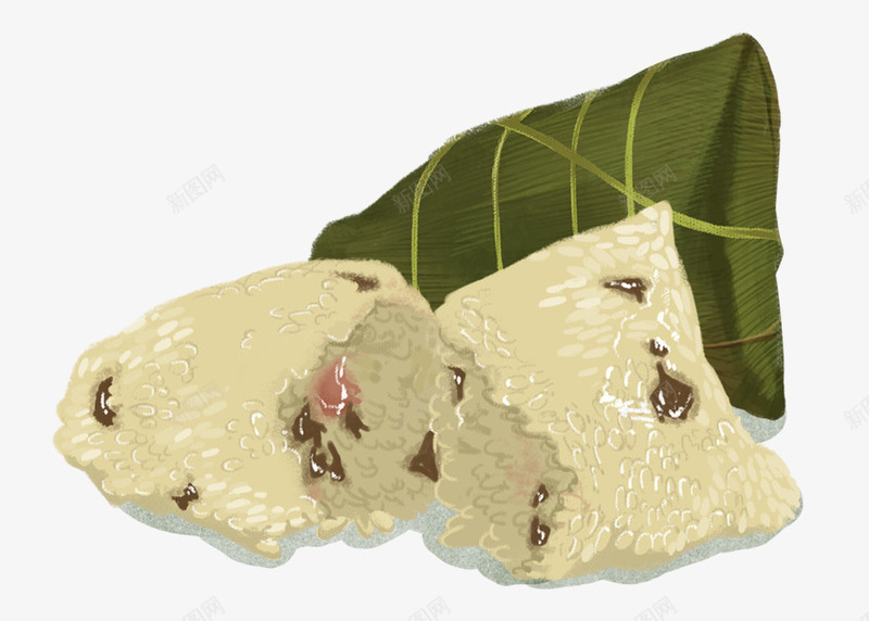 手绘食物插画端午节传统饮食粽子png免抠素材_88icon https://88icon.com 习俗插画 传统饮食 手绘 插画 端午节 粽子 食物