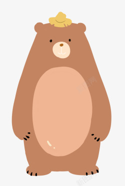 创意熊插画狗熊卡通熊高清图片