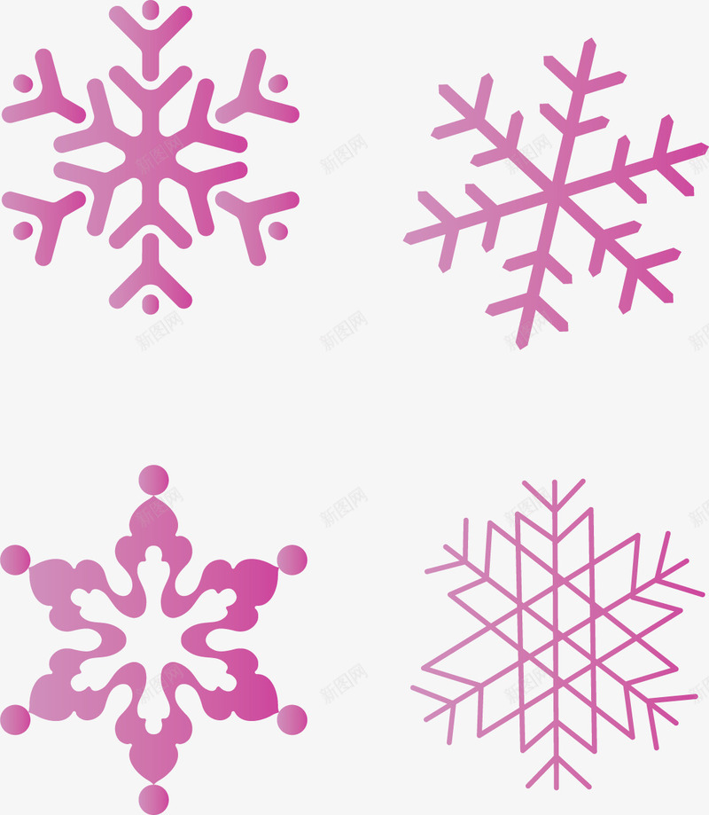 紫色漂亮雪花png免抠素材_88icon https://88icon.com 冬天 漫天飞雪 矢量漫天飞雪素材 矢量飞雪 紫色雪花 雪花素材