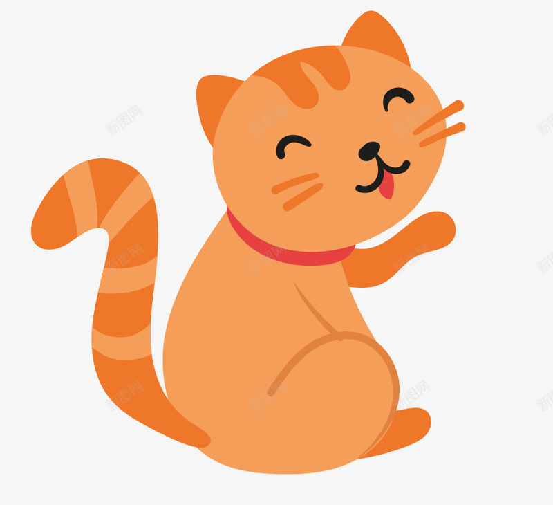 黄色猫咪png免抠素材_88icon https://88icon.com 动物 卡通 卡通黄色小猫PNG素材 小猫 飞特网 黄色