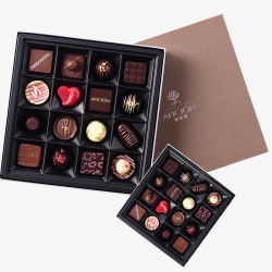 心形巧克力盒情人节精美巧克力盒装免高清图片