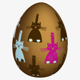 创意小猫咪花纹质感鸡蛋png免抠素材_88icon https://88icon.com 创意 花纹 质感 鸡蛋