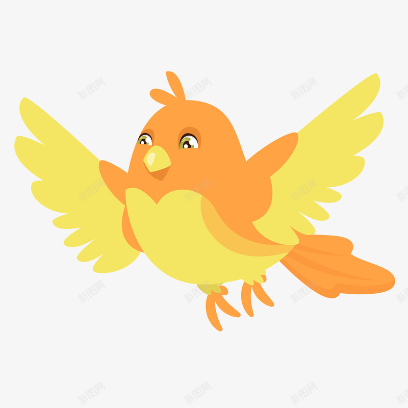 卡通黄鹂鸟png免抠素材_88icon https://88icon.com 动物 动物插画 卡通 卡通动物 可爱动物 小动物 鸟贴图 黄鹂鸟