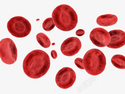 血清血细胞3D立体插画高清图片