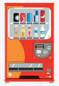 饮料售货机无人自动售卖机高清图片