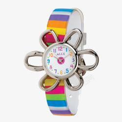 彩色表带花瓣儿童手表高清图片