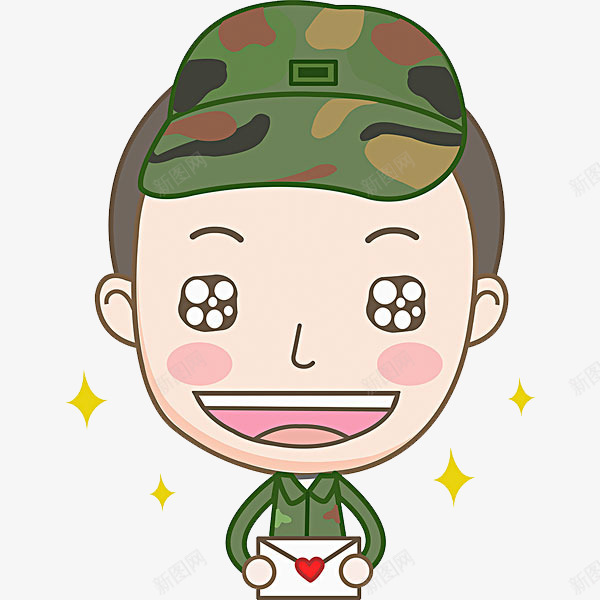 穿军服的女生png免抠素材_88icon https://88icon.com 军服 卡通 女生 帽子 手绘 简图 绿色的 衣服