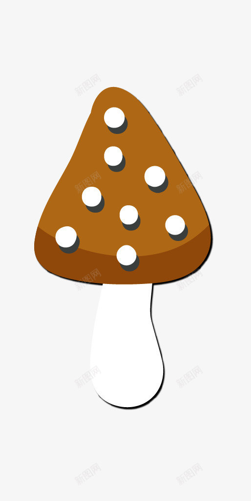 红色蘑菇秋季森林元素图案png免抠素材_88icon https://88icon.com 卡通蘑菇 矢量图案 秋季森林元素 红色白点蘑菇